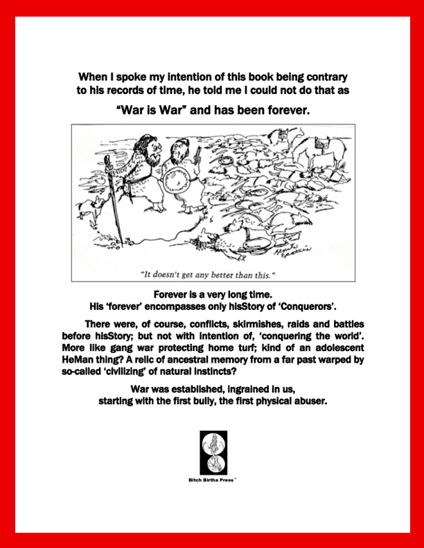 Back cover of WAR
